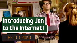 Moss Introduces Jen To The Internet  The IT Crowd Series 3 Episode 4 The Internet [upl. by Sikata]