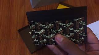 Unboxing Goyard Card Holder [upl. by Ahmed986]