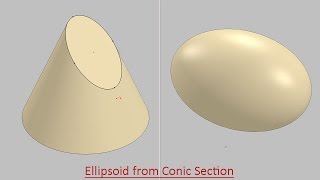 Ellipsoid Video Tutorial Autodesk Inventor [upl. by Elocn923]