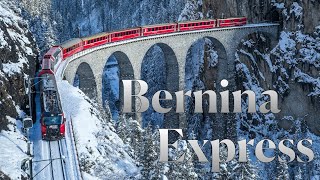 Bernina Express  Trenino Rosso Italy  4K [upl. by Saalocin733]