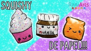 Haz SQUISHIES de PAPEL Super fáciles [upl. by Georgetta]