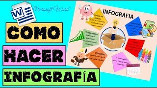 CÓMO HACER UNA INFOGRAFÍA EN WORD ✅ EN 5 MINUTOS✨ [upl. by Llewej781]