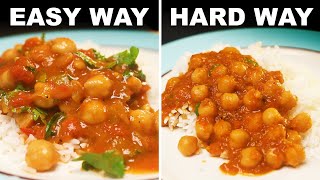 Chana masala — Indianstyle chickpeas in spicy gravy [upl. by Olwena94]