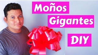 DIY Como Hacer Moños Gigantes [upl. by Neelon]