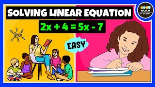 Solving Linear Equations  Easy Method [upl. by Linnell494]