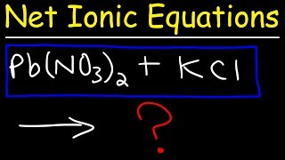 How To Write Net Ionic Equations In Chemistry  A Simple Method [upl. by Nnaoj]