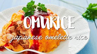 EASY Omurice Recipe オムライス How to Make Japanese Omelette Rice [upl. by Stieglitz169]