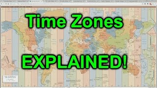 World Time Zones EXPLAINED [upl. by Adlesirc]