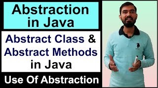 Abstraction in Java  what is abstract class and abstract methods in Java Hindi [upl. by Rachaba]