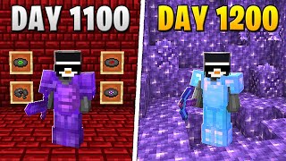 I Survived 1200 Days in HARDCORE Minecraft [upl. by Ellekram565]