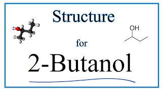 Structural Formula for 2Butanol C4H9OH [upl. by Berkin630]