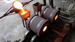 CENTRIFUGAL CASTING MANUFACTURING PROCESS [upl. by Prudie]