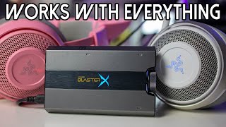 The ONLY Sound Card you need in 2020 Creative Sound BlasterX G6 Review [upl. by Swanhilda]