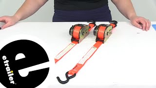 etrailer  Review of SmartStraps Ratchet Straps  Retractable Strap  348173W [upl. by Arhna]