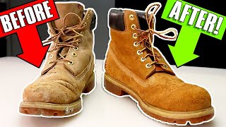 3 TIMBERLAND Saving Hacks  Tested  How to Clean Timberlands Boots [upl. by Maurise]