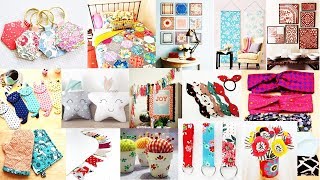 ⭐80 IDEAS ÚTILES CON RETAZOS DE TELAS Reciclaje  Pieces of cloth [upl. by Akinorev66]