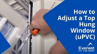 How to Adjust a Top Hung Window uPVC [upl. by Tobie]