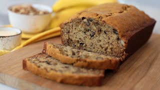 The PERFECT Banana Bread Recipe  Baking Basics [upl. by Lienet]