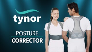 How to wear Tynor Posture Corrector to maintain correct posture during daily activitiesamplong sitting [upl. by Esnofla84]