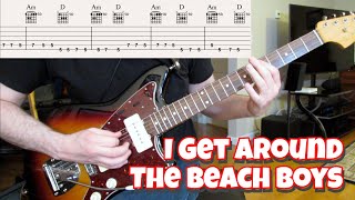 I Get Around Beach Boys guitar cover [upl. by Celisse582]