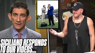 Andrew Siciliano Responds To Pat McAfees Videos About Him [upl. by Ednarb]