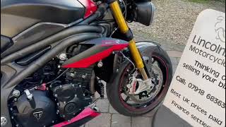 18 Triumph Speed Triple 1050 Dark R Limited Edition [upl. by Ellerrad582]