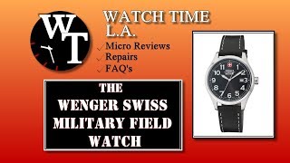 Wenger Swiss Military Classic Field Watch Costco [upl. by Tekcirk882]