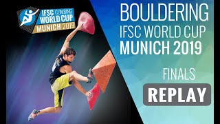 IFSC World Cup Munich 2019  Boulder finals [upl. by Lawry]