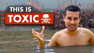 How Dirty was Ganga River during Mahakumbh  Dhruv Rathee [upl. by Ardnoed943]