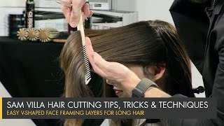 The Secret to Long Hair Transformation Perfect Face Framing Layers [upl. by Doone]