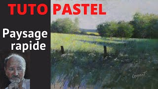 TUTO PAYSAGE AU PASTEL  Toutes les étapes pour peindre ce paysage [upl. by Base]