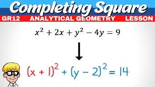 Complete Square Grade 12 Analytical Geometry [upl. by Nanreik326]