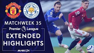 Manchester United v Leicester City  PREMIER LEAGUE HIGHLIGHTS  5112021  NBC Sports [upl. by Ginger192]