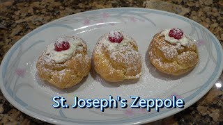 Italian Grandma Makes St Josephs Zeppole [upl. by Peterec]