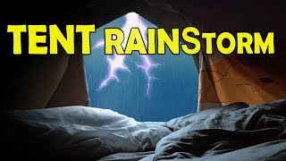 🎧 Super Relaxing Rain amp Thunder on Tent  Ambient Noise for Sleeping or Studying Ultizzz day83 [upl. by Nelra]