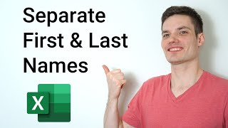 How to Separate Names in Excel [upl. by Shaina893]