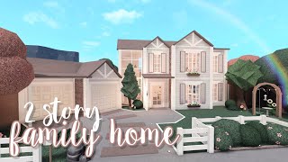 2 story family home ♡  bloxburg speedbuild  luminto [upl. by Blondell]