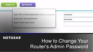 How to Change your Routers Admin Password  NETGEAR [upl. by Carmelle]