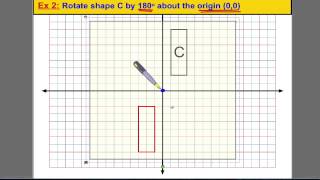 Transformations Rotating Shapes 1 [upl. by Emmie]