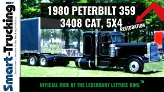 1980 Peterbilt 359 Restoration  3408 Cat Engine  336 quot Wheelbase  5X4 [upl. by Aneev]