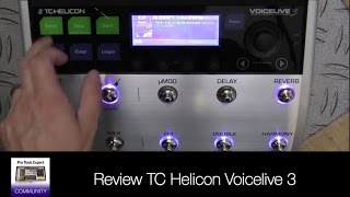 Review TC Helicon Voicelive 3 [upl. by Leonteen]