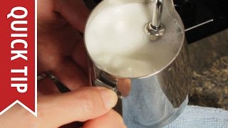 How to AutoFroth Milk for Lattes [upl. by Niltac581]