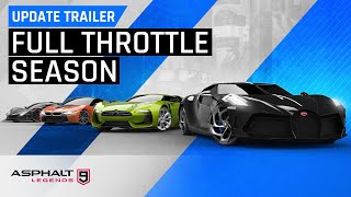 Asphalt 9  Drive Syndicate  Full Throttle Update [upl. by Marashio910]