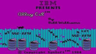 Alley Cat gameplay PC Game 1984 [upl. by Dalia]