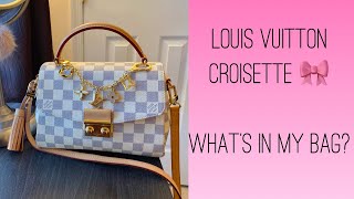 Whats in my LV CROISETTE BAG [upl. by Lemkul637]