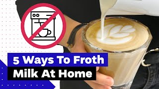 How To Froth Milk At Home Best Milk Frothers Review [upl. by Ymmat411]