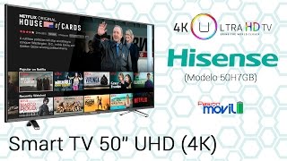 Hisense Smart TV 4K 50 Pulgadas  Unboxing y Análisis [upl. by Chilt]