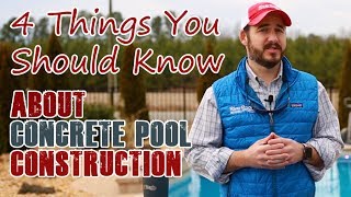 4 Things You Should Know About Concrete Pool Construction [upl. by Tut]