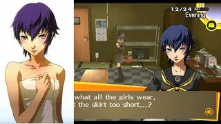 Persona 4 Golden Naoto Romance Max Social Rank 1 to 10 All Dates amp Romance Scenes [upl. by Eutnoj]