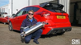 My Focus RS has an XForce Varex Exhaust  PROJECT PART 6 [upl. by Amelina]